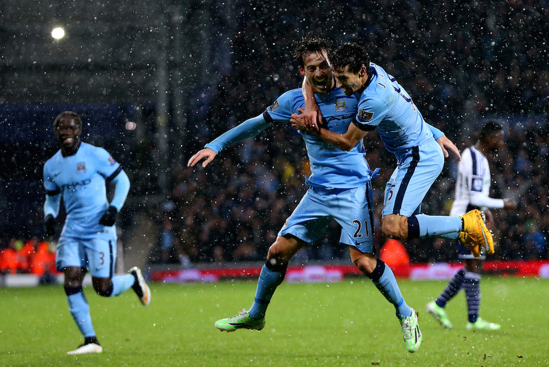 Illustration for article titled West Brom And Manchester City Played In A Real-Life Snow Globe Today